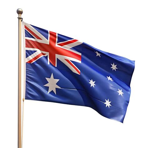 Australia Flag Hot Ballon Isolated Premium AI Generated Image