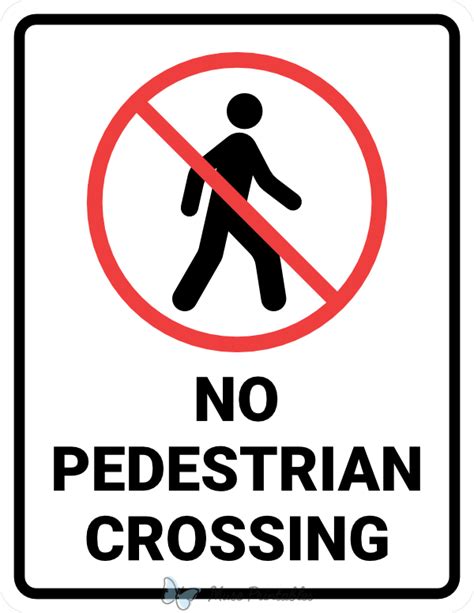 Pedestrian Crossing Symbol