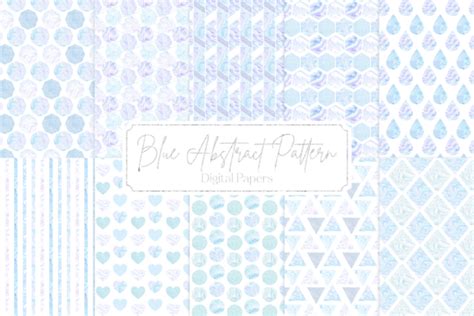 Blue Abstract Geometric Background Graphic by lilyuri0205 · Creative ...