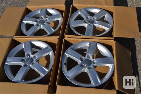NOVÁ sada alu originál Audi/VW - 6Jx16 5x112 ET50 - bazar - Hyperinzerce.cz