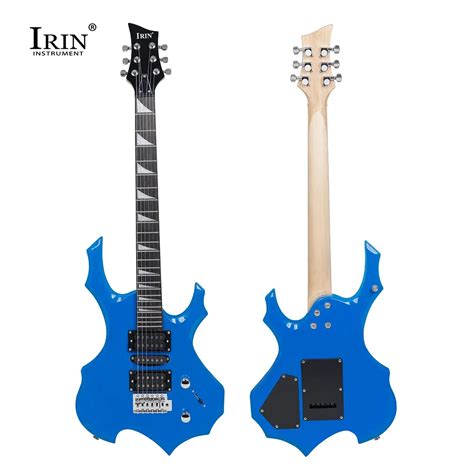 IRIN-Electric-Guitar-6-String-24-Frets-Flame-Electric-Guitar-Rosewood ...