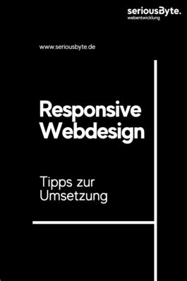 Responsive Webdesign | Erklärung & Tipps | seriousByte.