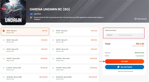 How To Topup Garena Undawn RC In SEAGM SEAGM English Article Site