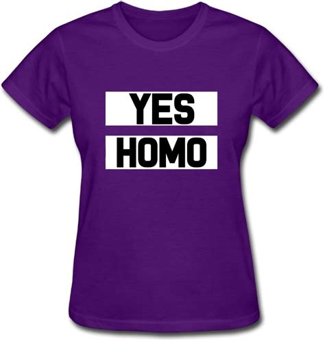 Ladies Yes Homo Gay Pride Tshirts Shirt Clothing