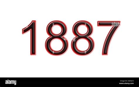 red  number  effect white background stock photo alamy