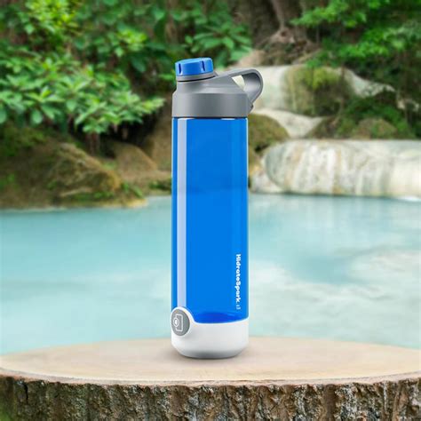 Hidratespark Tap Smart Water Bottle Royal Blue Tritan Plastic Tap