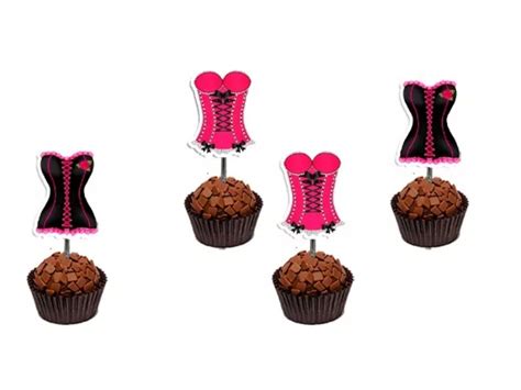 Topper Tags Plaquinha para Doces Chá de Lingerie Elo