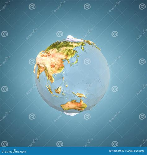 3D Earth Low Poly Modeling Royalty Free Illustration CartoonDealer