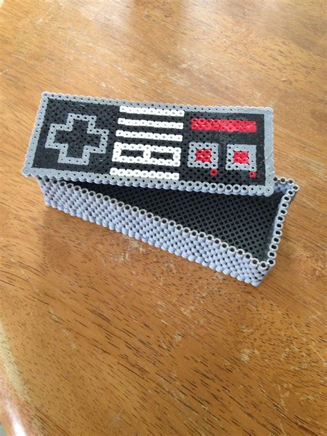 Nintendo Controller Perler Bead Box By Melissa Baldwin Nintendo Controller Peyote Stitch