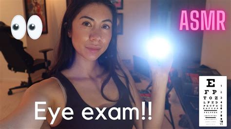 Asmr Eye Exam Roleplay Light Triggers Personal Attention Follow My