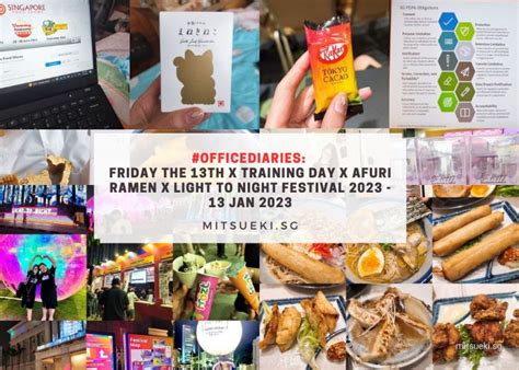 Officediaries Friday The 13th X Training Day X Afuri Ramen X Light To