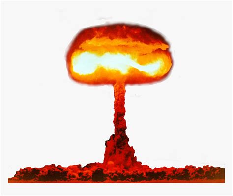 Transparent Nuclear Bomb Clipart - Nuclear Bomb Explosion Png, Png Download - kindpng