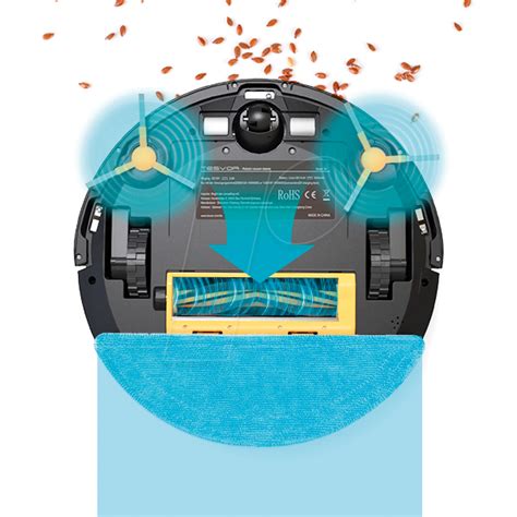 TESVOR S6 TURBO: Robot vacuum cleaner, S6 Turbo at reichelt elektronik