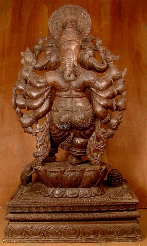 Pancha Mukha Ganesha Exotic India Art