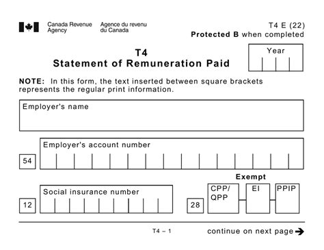 Form T4 - Fill Out, Sign Online and Download Printable PDF, Canada ...