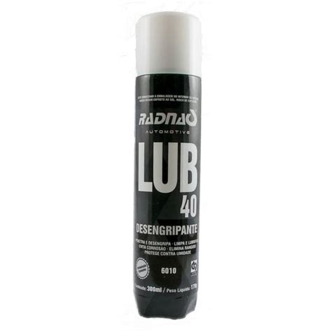 Spray Desengripante Lubrificante Lub40 Radnaq 300Ml Desengripante