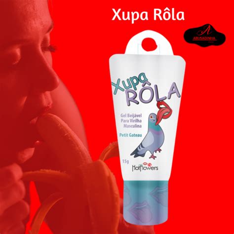 GEL BEIJÁVEL PARA VIRILHA MASCULINA HOT FLOWERS XUPA RÔLA PETIT GATEAU 18G Hora Íntima