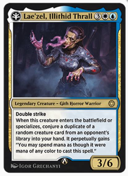 Lae'zel, Githyanki Warrior (From YCLB Card Gallery) : r/MagicArena