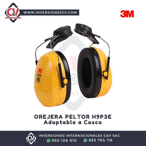 Orejeras Peltor H P E Adaptable A Casco Inversiones Internacionales C V