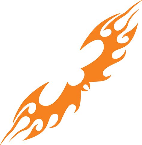 tribal tattoo collection tribal flame illustration  vector