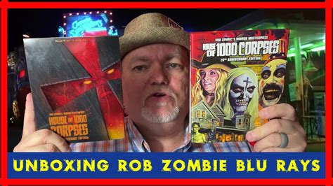 Unboxing Rob Zombie S HOUSE OF 1000 CORPSES 20th Anniversary Blu Rays