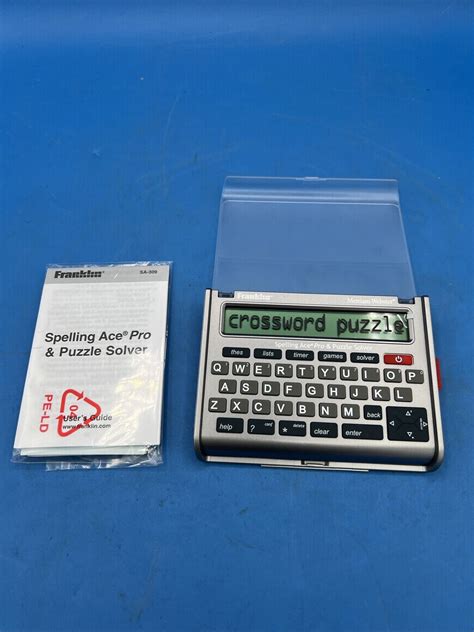 Franklin SA-309 Merriam-Webster Spelling Ace Pro & Crossword Puzzle