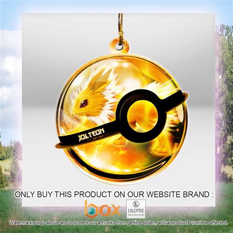 HOT Jolteon Pokemon D Christmas Ornament Express Your Unique Style