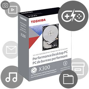 Toshiba X300 4TB Performance & Gaming 3.5-Inch Internal Hard Drive ...