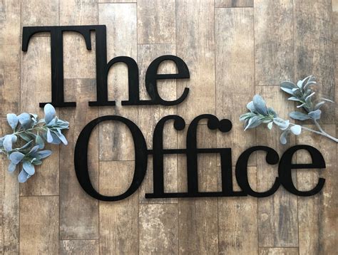 The Office Sign Office Decor Home Office | Etsy