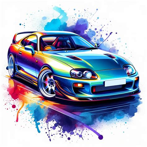 Toyota Supra Mk4 Jdm Digital Art Mockups Digital Download Png