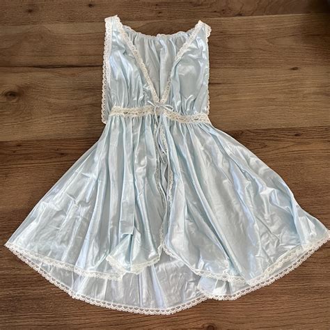 Baby Blue Lingerie Top No Tag But Fits Like A Medium Depop