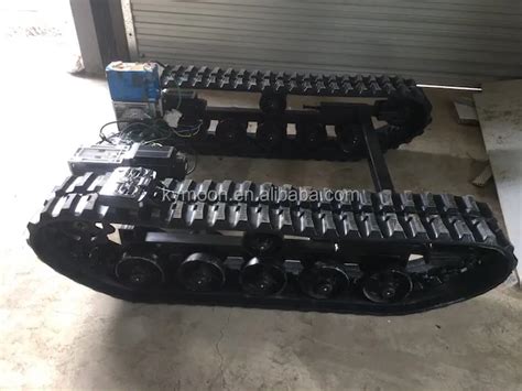 heavy duty electric chassis  rubber track tons capacity