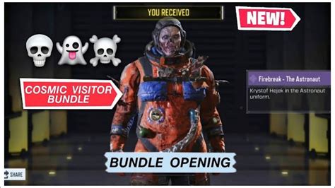 Call Of Duty Mobile Cosmic Visitor Bundle Firebreak The Astronaut