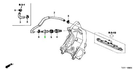 Buy Genuine Honda 17130RBB003 (17130-RBB-003) Valve Assy., Pcv. Prices ...