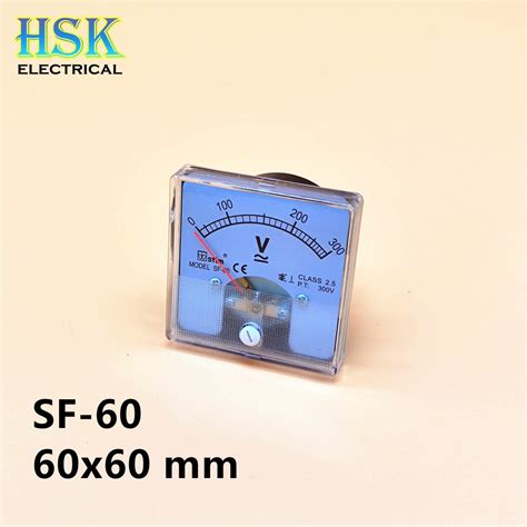 Ac Voltmeter Panel Meter 300v 600v Sf 60 Sf 670 Sf 80 Sf 72 Sf 96 60x60 60x70 80x80 72x72 96x96