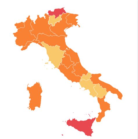 Covid 19 Zona Gialla Arancione E Rossa Ecco Cosa Cambia Da Domenica