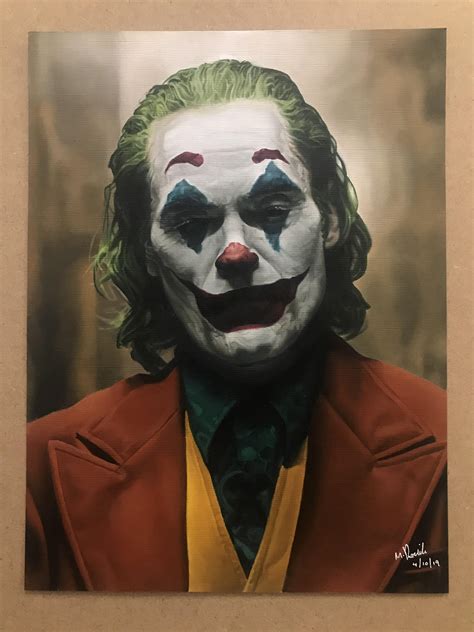 Oil Painting Of The Joker R Joker