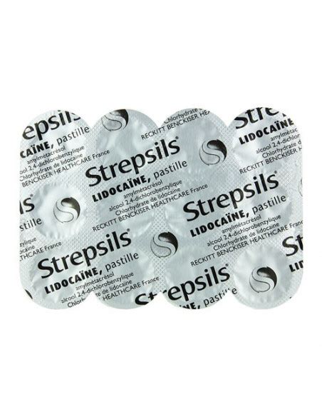 Strepsils Lidoca Ne Maux De Gorge Aphtes Plaies De Bouche