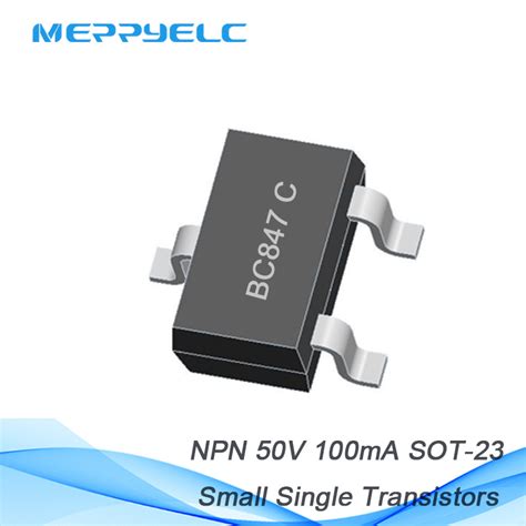 NPN Transistor Bc847c 50V 100MA SOT 23 China Bridge Rectifier And