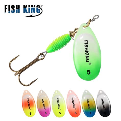 Fishking Fishing Lure Spinner Bait 4g 4 8g 7g 10g 14g Spoon Lures With