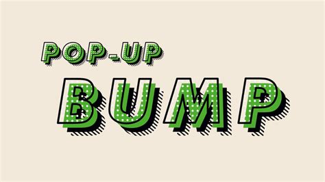 Unamur Pop Up Bump Affluences