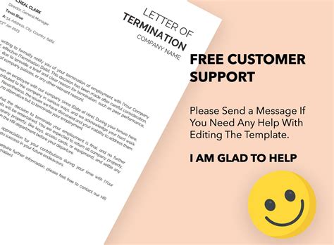 Professional Termination Letter Template Employee Termination Letter