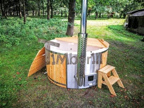 Hot Tub Pot Badefass Mit Sprudel Massaged Sen Timberin