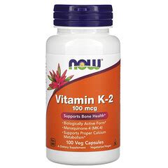 Now Foods Vitamin K Mcg Veg Capsules