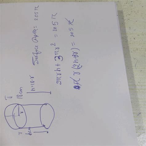 The Diagram Shows A Solid Formed By Joining A Hemisphere Of Radius R