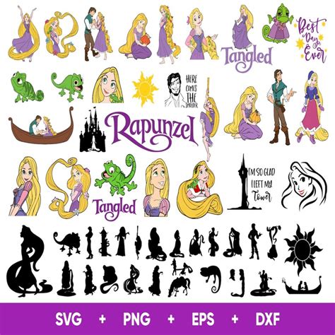 Rapunzel Svg Bundle Rapunzel Svg Files For Cricut And Etsy Uk