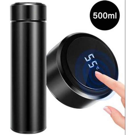 Hot And Cold Water Bottle With Led Temperature Display Stainless Steel Insulated Vacuum Flask