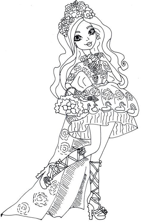 Desenho De Briar Beauty De Ever After High Para Colorir Tudodesenhos