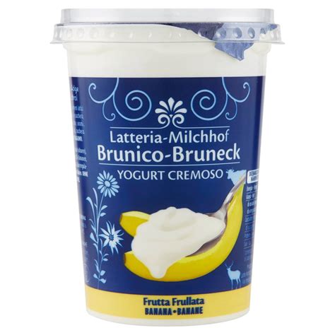 BRUNICO YOGURT BANANA GR 500 L Ecommerce Secondo Iper Tosano