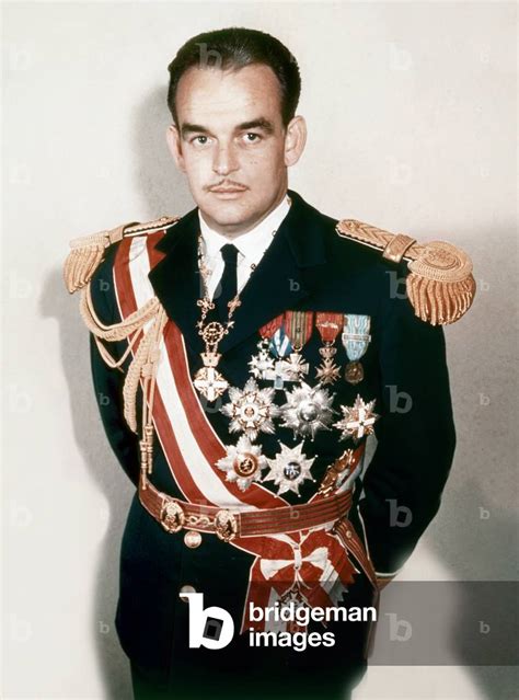 Image Of Prince Rainier III Of Monaco The Day Of His Wedding